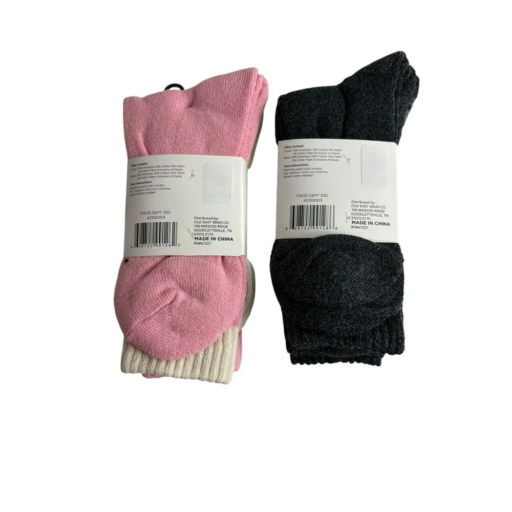 Womens Boot Socks Women’s Ladies  Winter Warm Thermal Knit Socks 4 Pair New